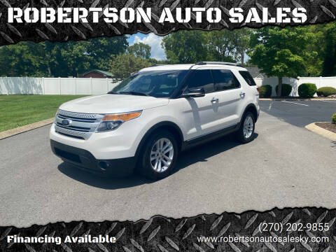 2013 Ford Explorer for sale at ROBERTSON AUTO SALES in Bowling Green KY