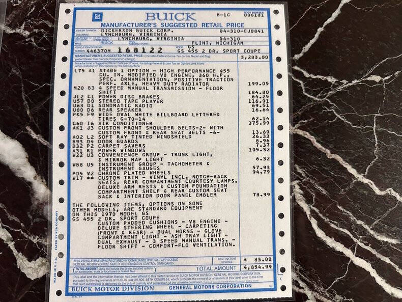 1970 Buick Gran Sport