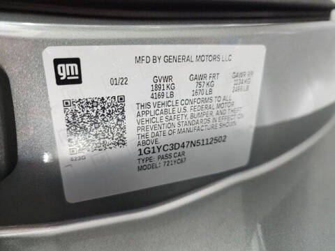 2022 Chevrolet Corvette Stingray