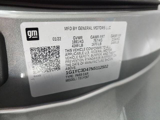 2022 Chevrolet Corvette Stingray