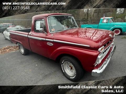 1965 Ford F-100 for sale at Smithfield Classic Cars & Auto Sales, LLC in Smithfield RI
