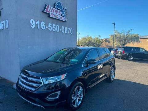 2018 Ford Edge for sale at LIONS AUTO SALES in Sacramento CA