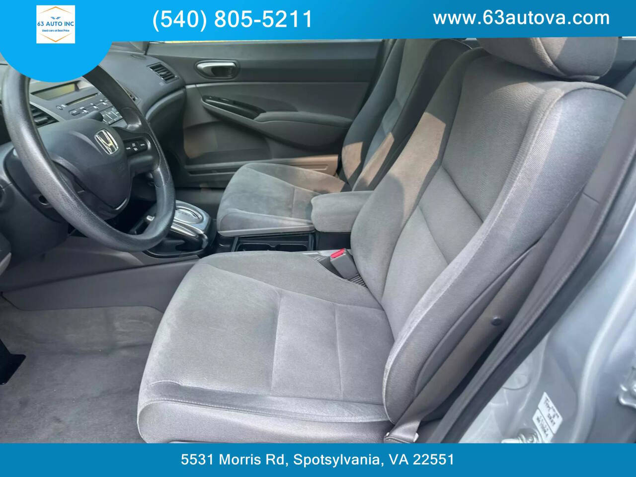 2008 Honda Civic for sale at 63 Auto Inc in Spotsylvania, VA