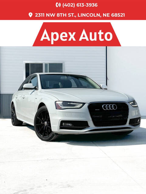 2015 Audi A4 for sale at Apex Auto in Lincoln, NE