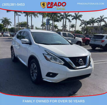 2016 Nissan Murano for sale at Prado Auto Sales in Miami FL