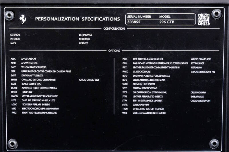 2024 Ferrari 296 GTB