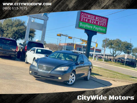 2007 Lexus ES 350 for sale at CityWide Motors in Garland TX