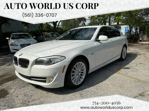 2013 BMW 5 Series for sale at Auto World US Corp in Plantation FL