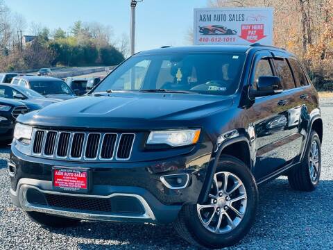 2015 Jeep Grand Cherokee for sale at A&M Auto Sales in Edgewood MD