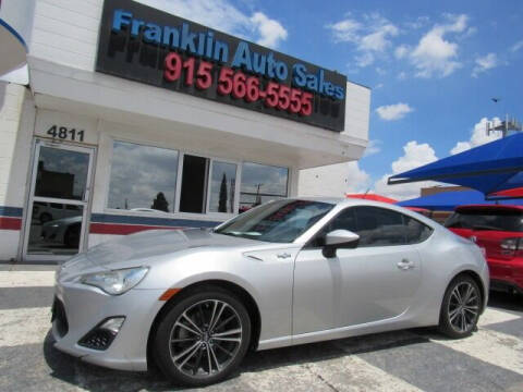 2013 Scion FR-S for sale at Franklin Auto Sales in El Paso TX
