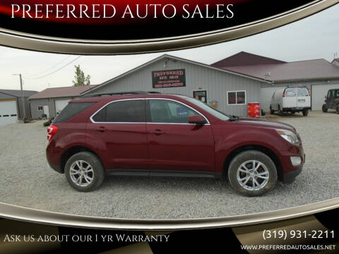 2017 Chevrolet Equinox for sale at PREFERRED AUTO SALES in Lockridge IA
