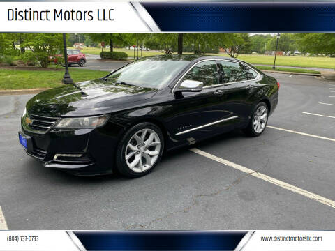 2014 Chevrolet Impala for sale at Distinct Motors LLC in Mechanicsville VA