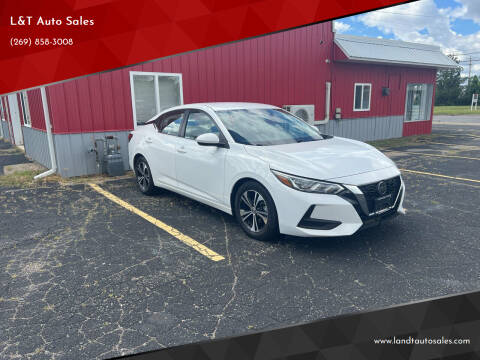 2021 Nissan Sentra for sale at L&T Auto Sales in Three Rivers MI