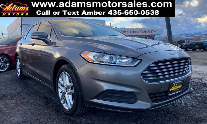 2013 Ford Fusion for sale at Adams Motors Sales in Price UT