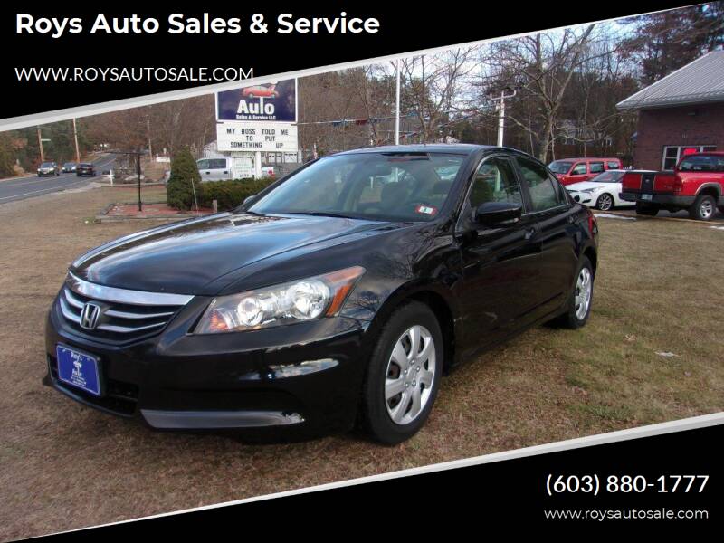 2011 Honda Accord for sale at Roys Auto Sales & Service in Hudson NH
