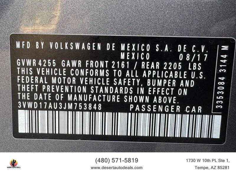 2018 Volkswagen Golf SportWagen