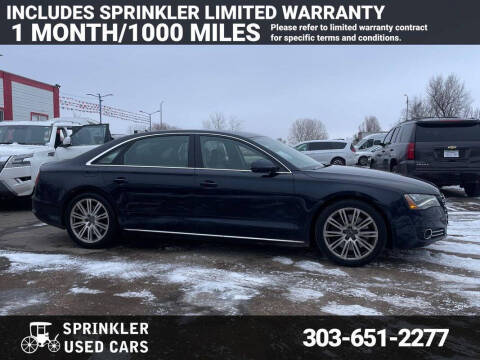 2012 Audi A8 L for sale at Sprinkler Used Cars in Longmont CO