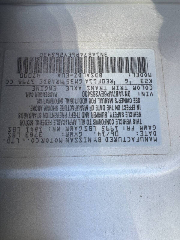 2014 Nissan Sentra SV