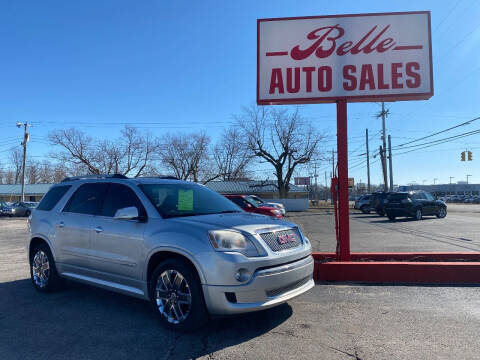 2012 GMC Acadia for sale at Belle Auto Sales in Elkhart IN