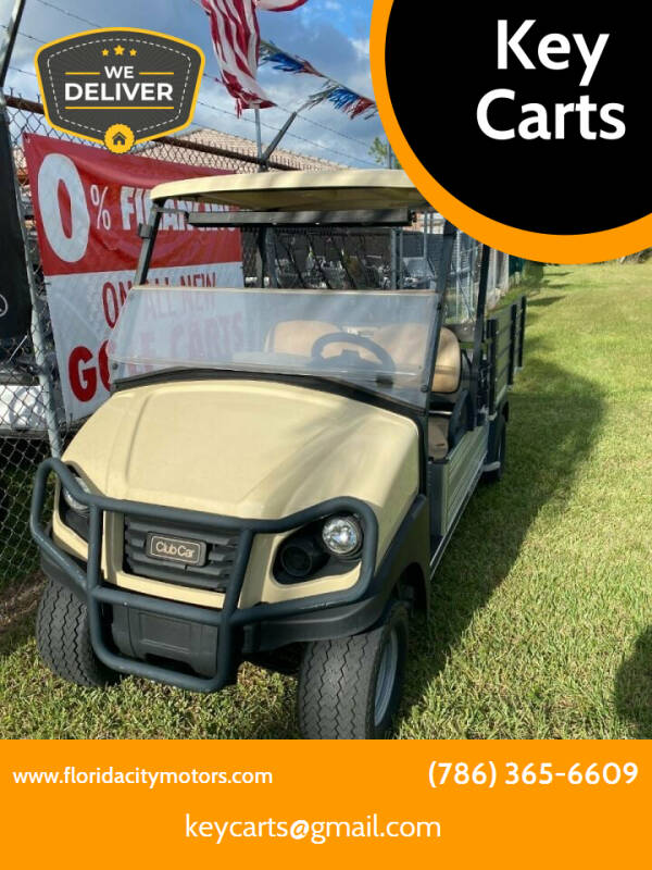 2016 - 2018 GAS GOLF CARTS FOR RENTAL for sale at Key Carts in Homestead FL