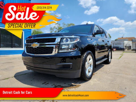 2015 Chevrolet Tahoe for sale at Detroit Cash for Cars in Warren MI