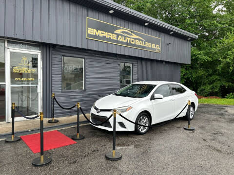 2015 Toyota Corolla for sale at Empire Auto Sales BG LLC in Bowling Green KY