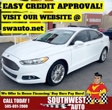 2015 Ford Fusion for sale at SOUTHWEST AUTO in Albuquerque NM