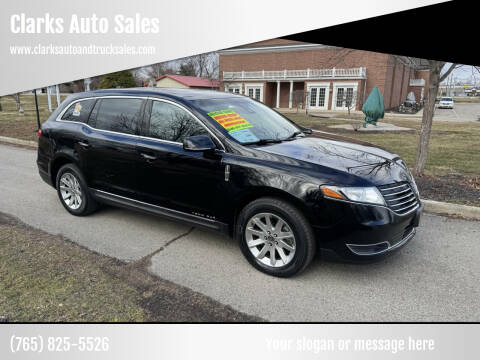 2017 Lincoln MKT Town Car for sale at Clarks Auto Sales in Connersville IN