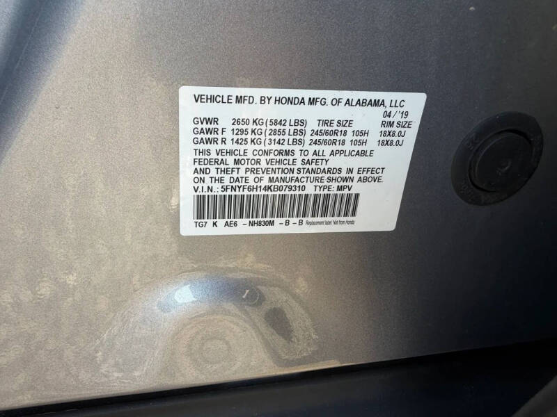2019 Honda Pilot LX
