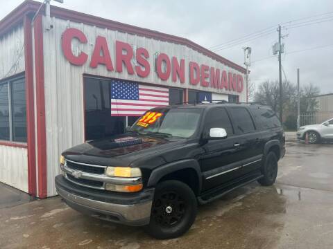 2002 Chevrolet Suburban for sale at Cars On Demand 2 in Pasadena TX