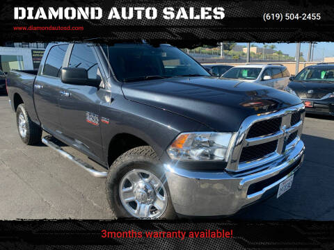 2016 RAM Ram Pickup 2500 for sale at DIAMOND AUTO SALES in El Cajon CA