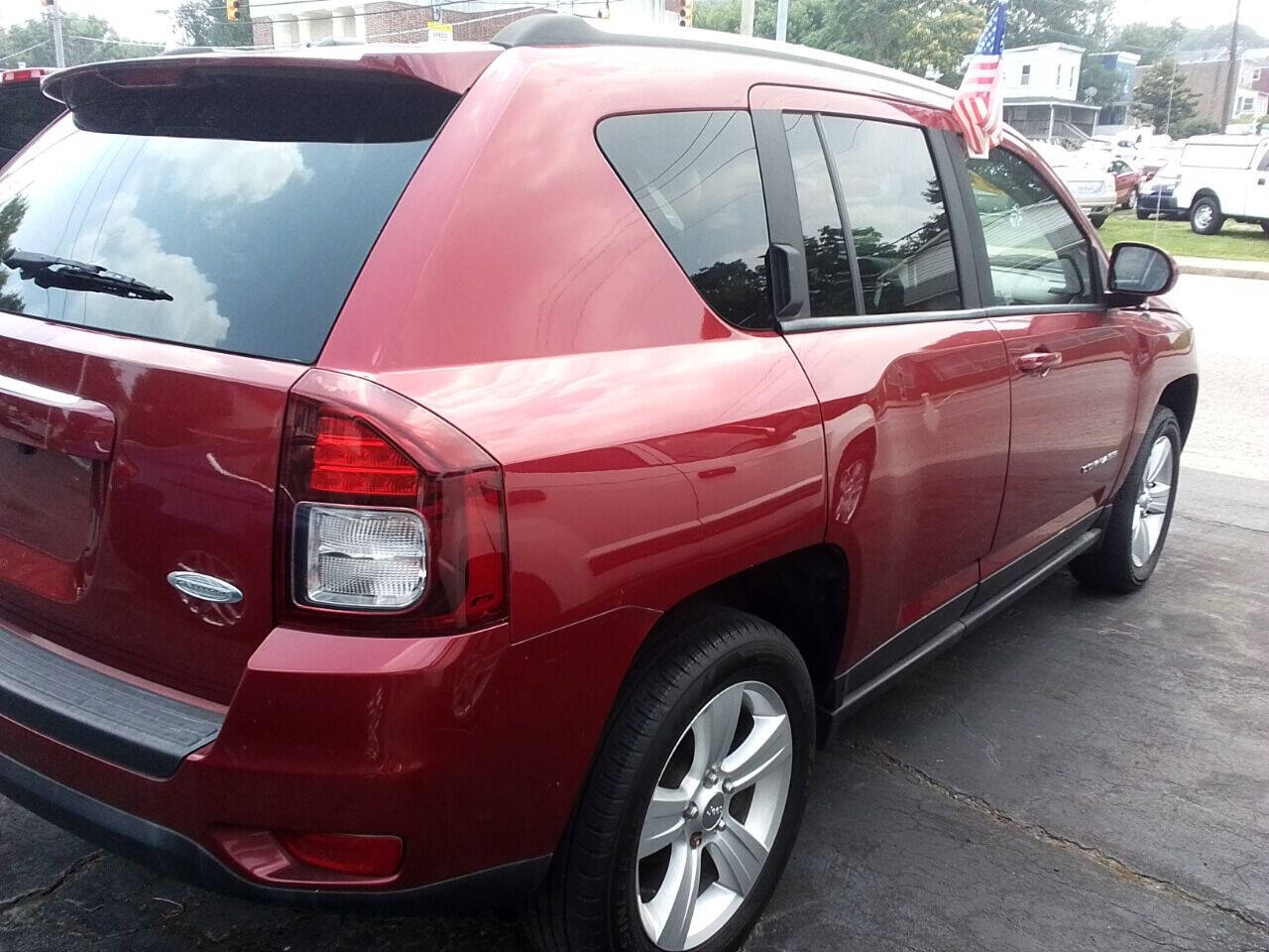 Red 2014 Jeep Compass Latitude 4x4 Latitude 4dr SUV 2