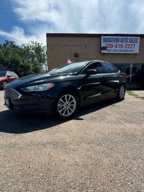 2017 Ford Fusion for sale at MARATHON AUTO in Denver, CO