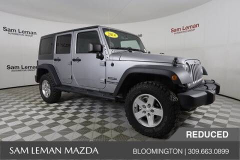 2014 Jeep Wrangler Unlimited for sale at Sam Leman Mazda in Bloomington IL