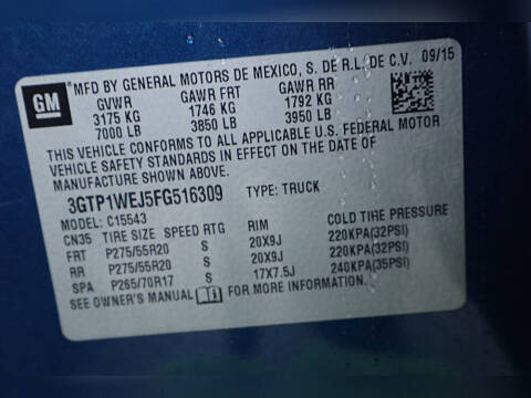 2015 GMC Sierra 1500