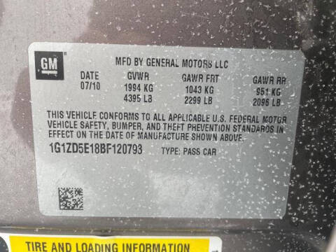 2011 Chevrolet Malibu LT