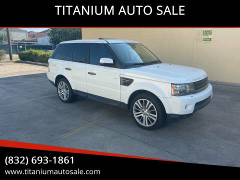 2011 Land Rover Range Rover Sport for sale at TITANIUM AUTO SALE in Houston TX