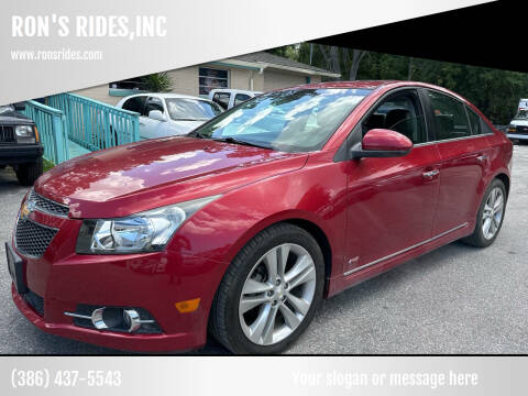 2012 Chevrolet Cruze for sale at RON'S RIDES,INC in Bunnell FL