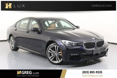 2019 BMW 7 Series for sale at HGREG LUX EXCLUSIVE MOTORCARS in Pompano Beach FL