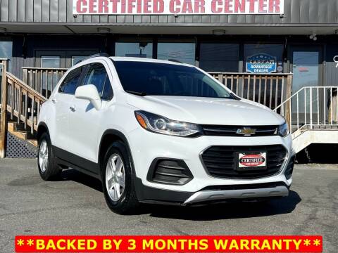 2020 Chevrolet Trax for sale at CERTIFIED CAR CENTER in Fairfax VA