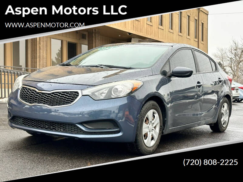 2016 Kia Forte for sale at Aspen Motors LLC in Denver CO