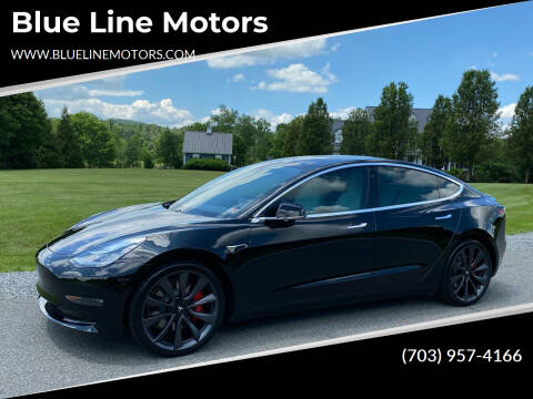 2020 Tesla Model 3 for sale at Blue Line Motors in Winchester VA