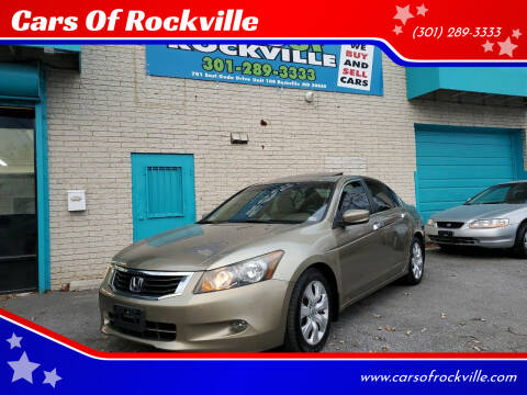 2008 Honda Accord for sale at Cars Of Rockville in Rockville MD