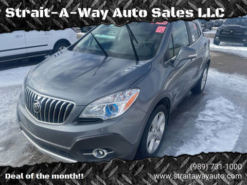 2015 Buick Encore for sale at Strait-A-Way Auto Sales LLC in Gaylord MI
