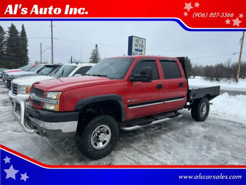 2003 Chevrolet Silverado 2500HD for sale at Al's Auto Inc. in Bruce Crossing MI