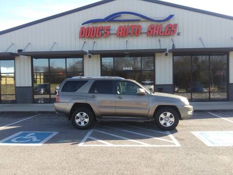 2003 Toyota 4Runner for sale at DOUG'S AUTO SALES INC in Pleasant View TN