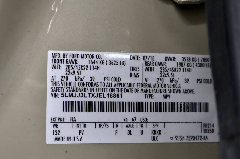 2018 Lincoln Navigator L Reserve