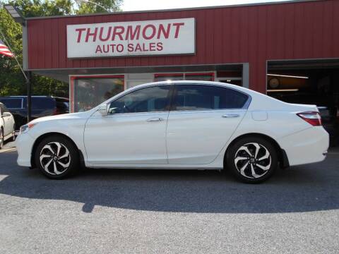 2016 Honda Accord for sale at THURMONT AUTO SALES in Thurmont MD