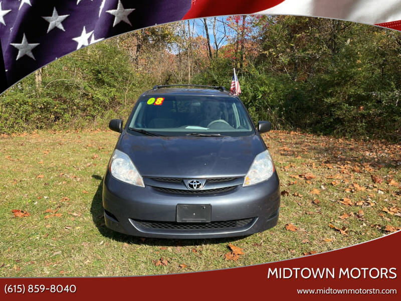 2008 Toyota Sienna for sale at Midtown Motors in Greenbrier TN