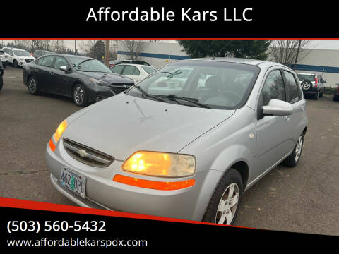 2007 Chevrolet Aveo for sale at Affordable Kars LLC in Portland OR